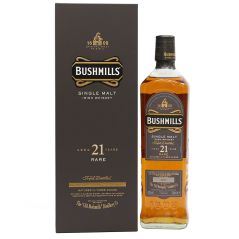 Bushmills 21 Year Old Triple Distilled Single Malt Irish Whiskey