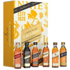 Johnnie Walker 12 Days Of Discovery Calendar Blended Scotch Whisky 50ml - Pack Of 12