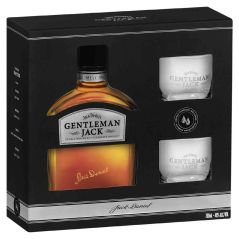 Jack Daniel's Gentleman Jack & 2 Glass Gift Pack 700ml