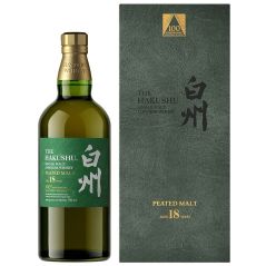 Hakushu 18 Year Old Peated Malt 100th Anniversary Edition Single Malt Japanese Whisky 700mL