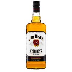 Jim Beam White Label Kentucky Straight Bourbon Whiskey 1.125L
