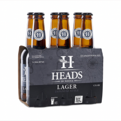 Heads Of Noosa Brewing Black Japanese Lager Carton 16 x 330ml bottles