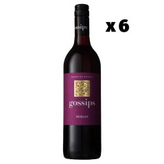 Gossips Merlot Red Wine Case 6 x 750mL