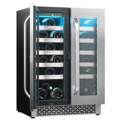DIVIN DV-525DS Double Door Dual-Zone Wine Fridge