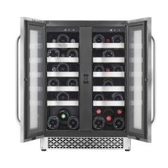DIVIN DV-525DS Double Door Dual-Zone Wine Fridge