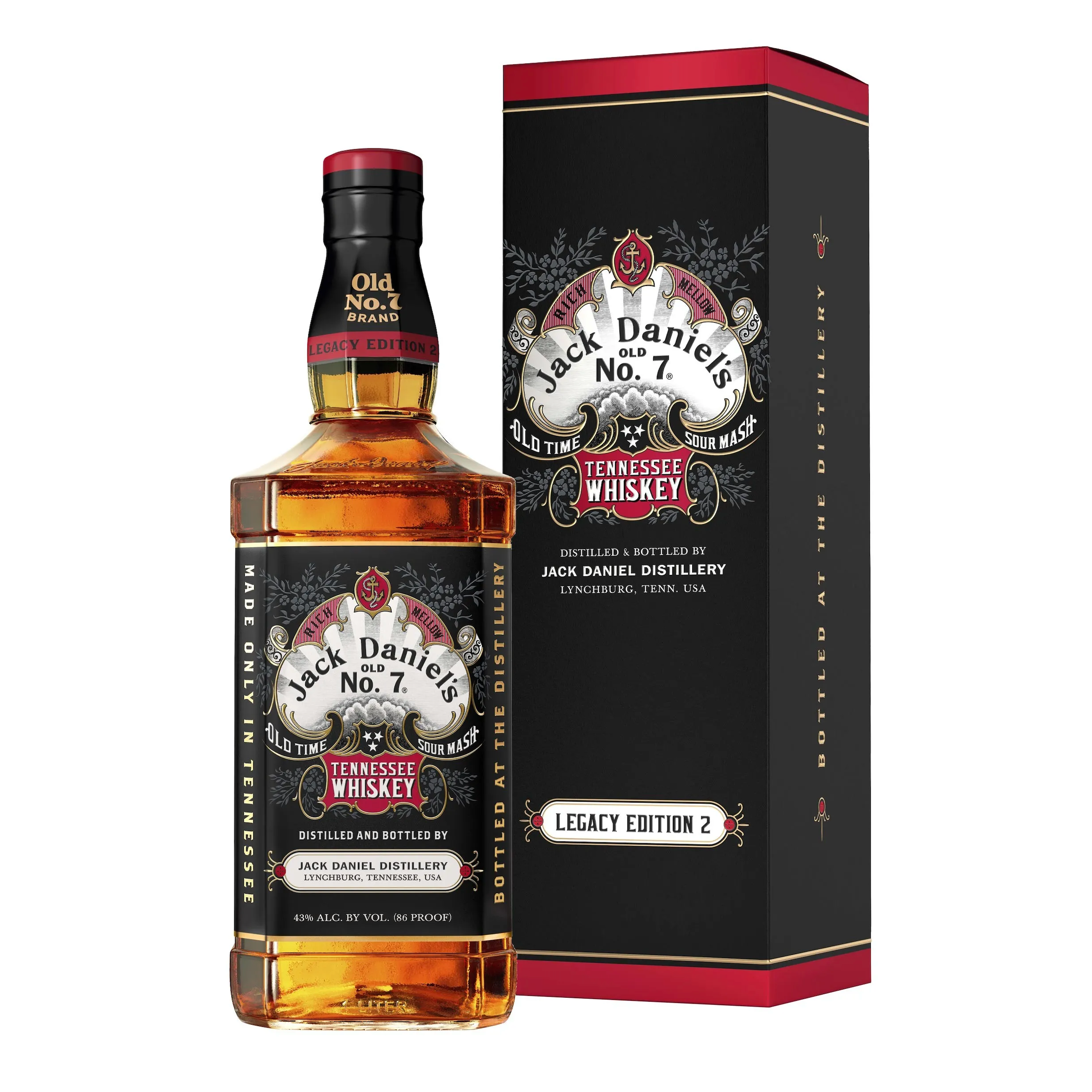 Jack Daniels Tennessee Whiskey Legacy Edition 2 700ml