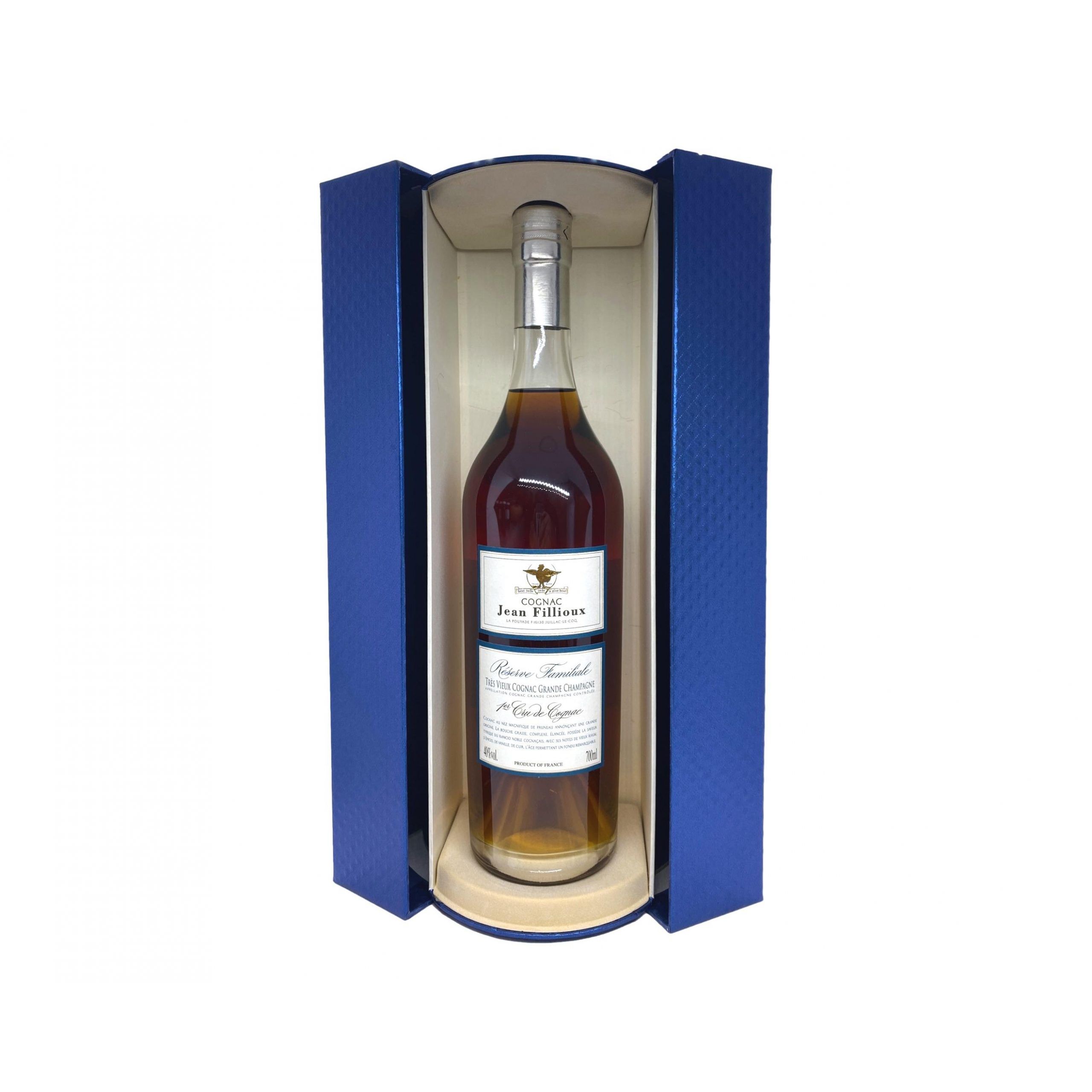 Jean Fillioux Cognac ‘Reserve Familiale’ Grande Champagne 1er Cru 50yrs+ 700mL @ 40% abv