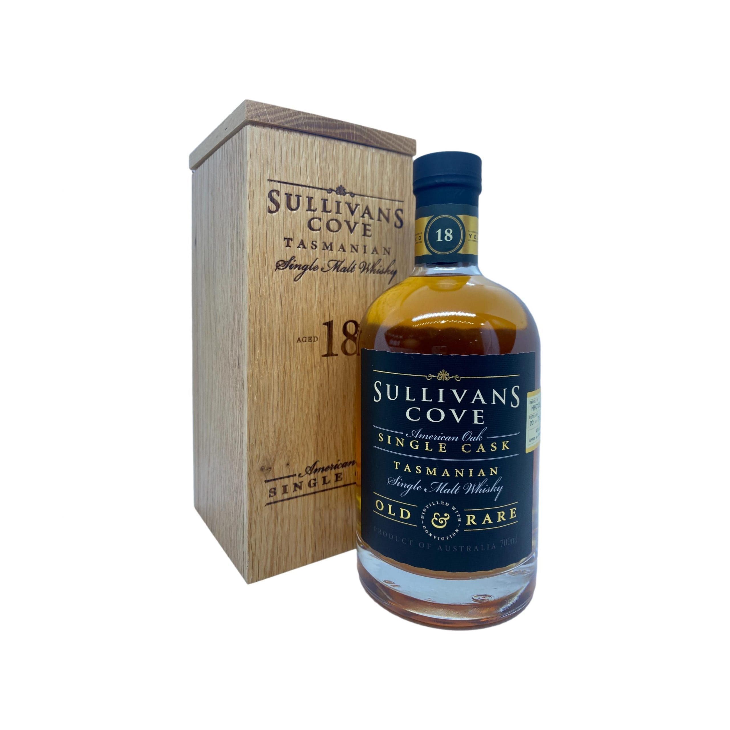 Sullivans Cove 18 YO American Oak Barrel Single Cask Single Malt Whisky 700ml (Barrel No. HH0108) @ 48% abv