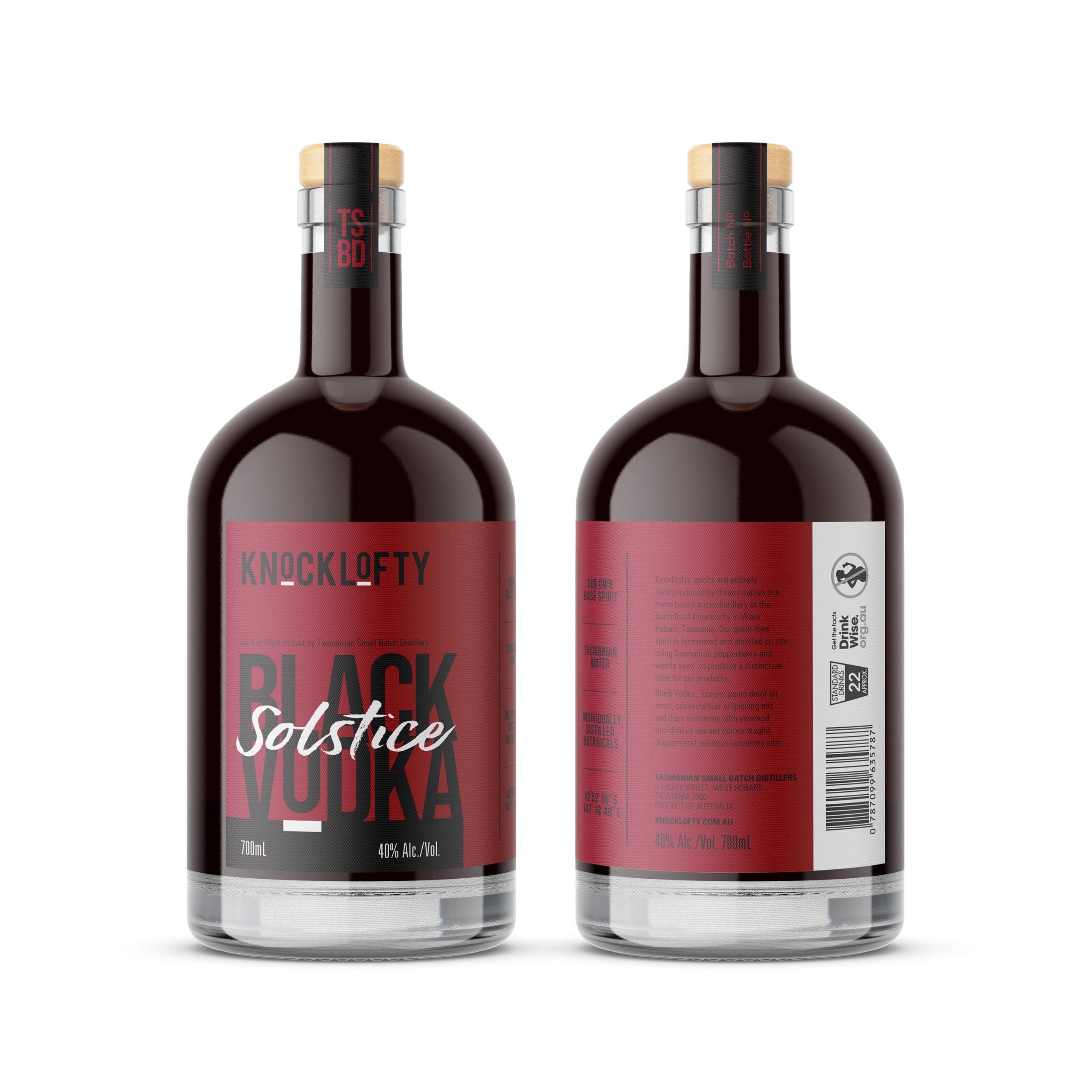 Knocklofty Black Vodka