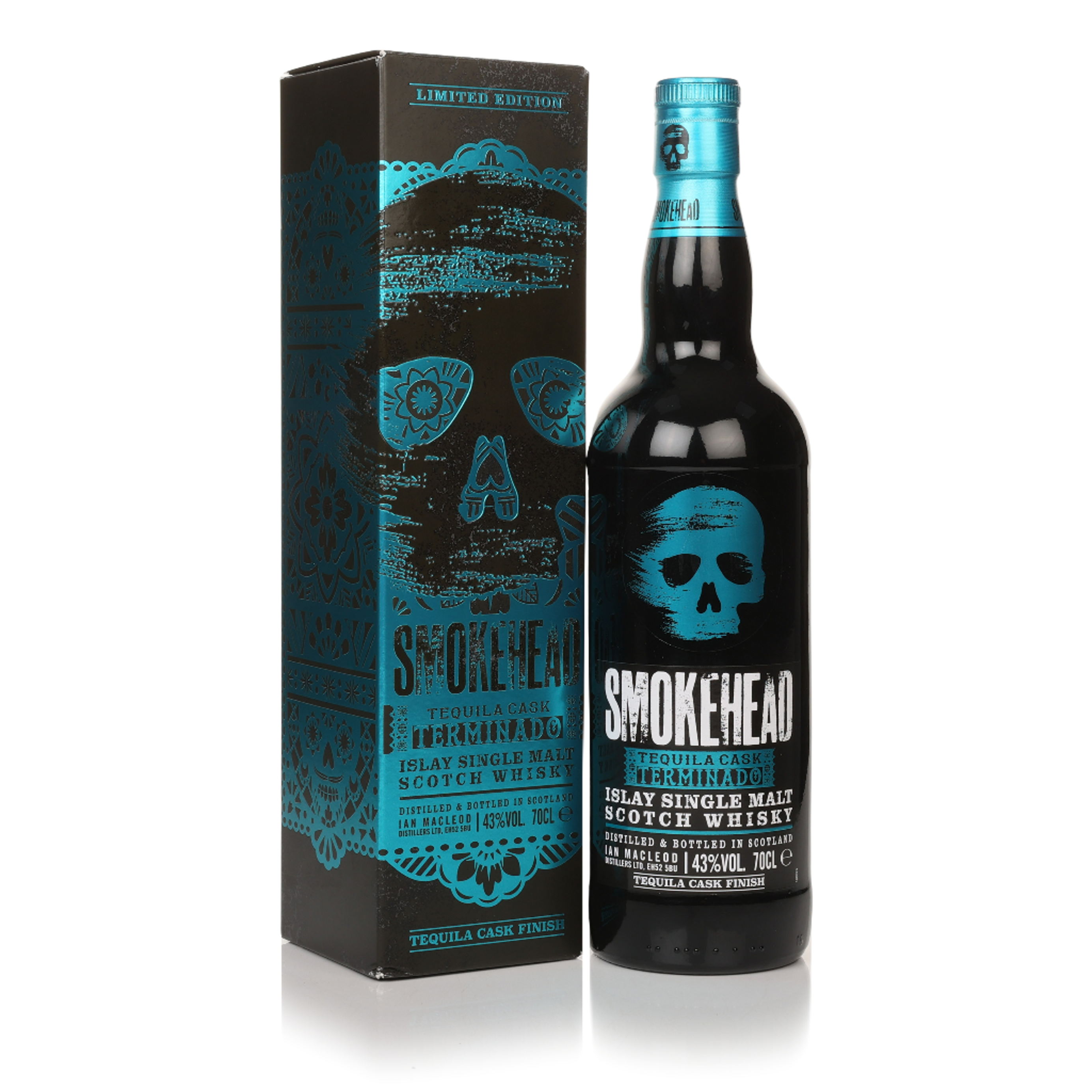 Smokehead Terminado Tequila Cask Finish Limited Edition Islay Single Malt Scotch Whisky 700mL