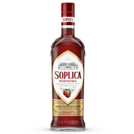 Soplica Cherry Flavoured Vodka Liqueur 28% ABV 500ml