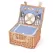 Deluxe 4 Person Picnic Basket Baskets Set Outdoor Corporate Blanket Park Trip