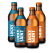 Lucky Saint Unfiltered Lager + Hazy IPA Bundle (16 Bottles)