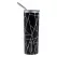 ALCOHOLDER SKNY Slim Insulated Tumbler - BLACK/WHITE Luxe Geo