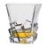 Whisky Glass Tumbler Cube Model Set Of 6 pcs