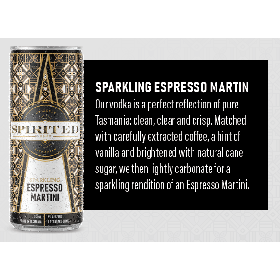 Spirited Sparkling Espresso Martini