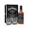 Jack Daniels Old No 7 Tennessee Whiskey:700ml (Tin Box & 2 Glass Set)