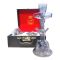 Al Fakher Black Glass Hookah Shisha Complete Set & Travel Case