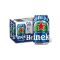 Heineken Zero Non Alcoholic Beer Case 4 x 6 Pack 330ml Cans