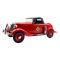 Jim Beam 100 Months Old Decanter 1934 Fire Cheif Car 750mL -  UNSEALED BUT FILLED