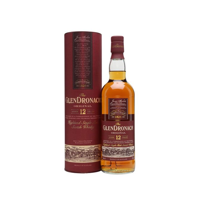 GlenDronach Original 12 Year Old Single Malt Scotch Whiskey 700mL @ 43% abv 