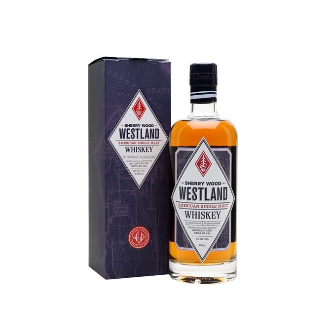 The Westland Sherry Wood American Single Malt Whiskey 700mL @ 46% abv 