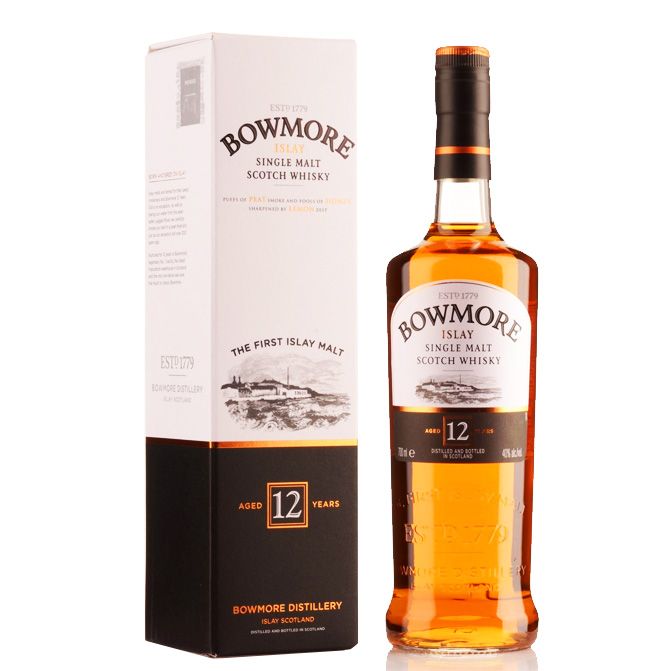 Bowmore 12 Year Old Single Malt Scotch Whisky 700ml @ 40% abv