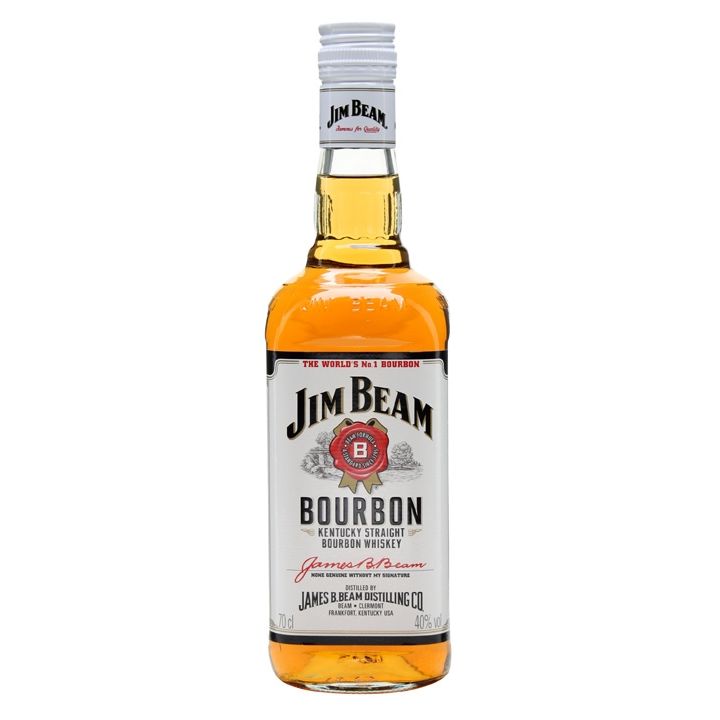 Jim Beam White Label Bourbon Whiskey 700ml
