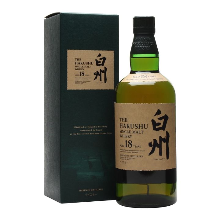 Hakushu 18 Years Old Whisky 700ml @ 43% abv