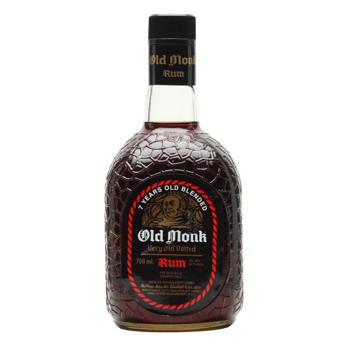 Old Monk 7 Year Old Rum 700mL (2 Bottles DEAL)