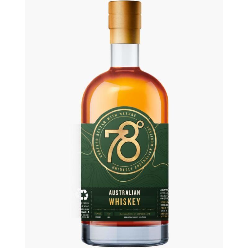 78 Degrees Australian Whiskey 700ml 44% ABV