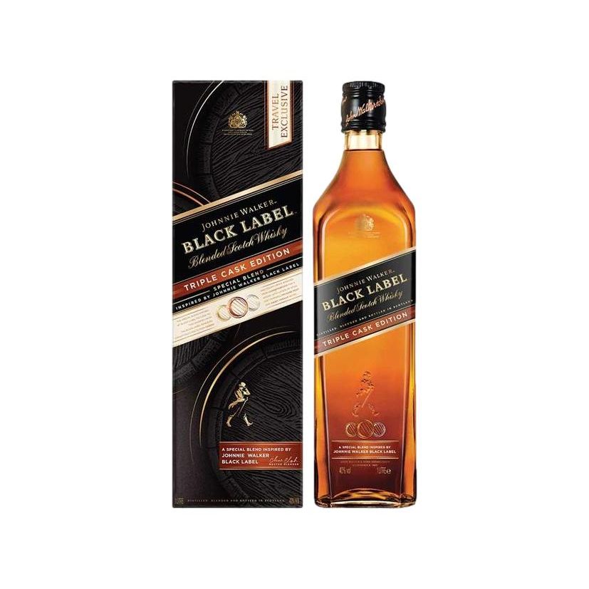 Johnnie Walker Black Label Triple Cask Edition Blended Scotch Whisky 1L