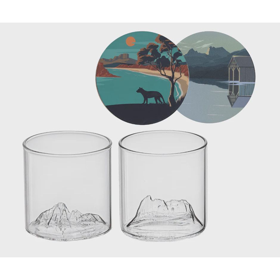 Cradle Mountain Old Fashioned Glass Twin Set