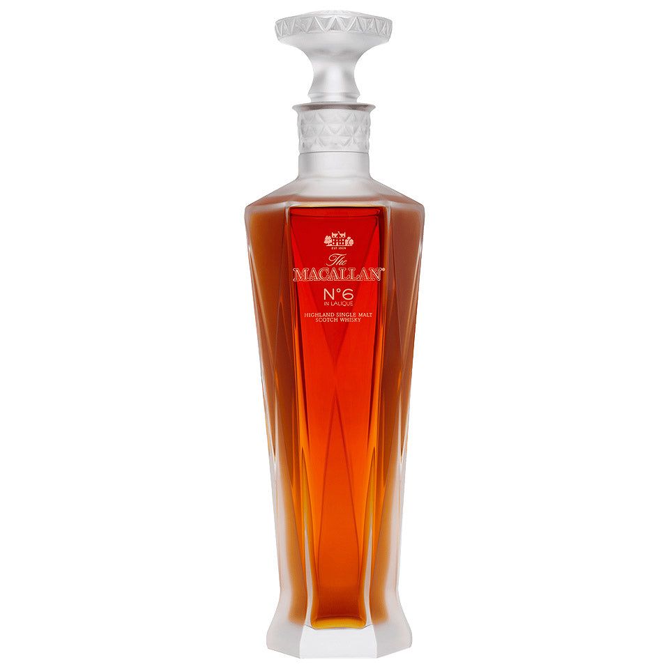 The Macallan No. 6 Lalique Decanter Scotch Whisky 700mL The Macallan No. 6 Lalique Decanter Scotch Whisky 700mL