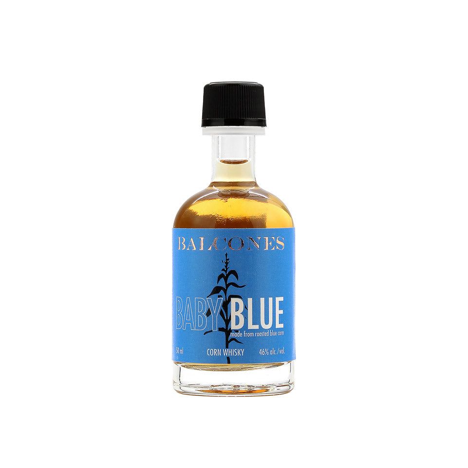 Balcones Baby Blue Corn Whisky Glass Miniature 50mL Balcones Baby Blue Corn Whisky Glass Miniature 50mL