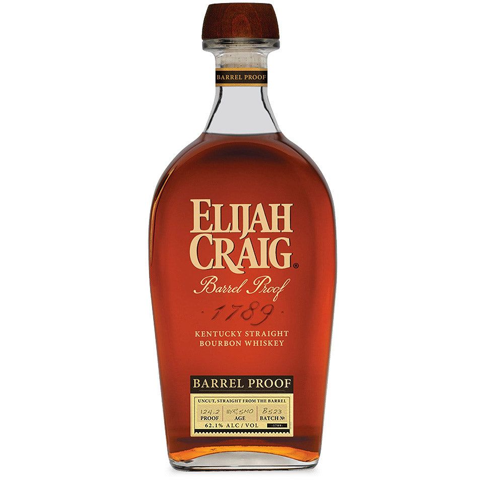 Elijah Craig 11 Year Old Barrel Proof Batch B523 62.1% Kentucky Straight Bourbon Whiskey 700mL Elijah Craig 11 Year Old Barrel Proof Batch B523 62.1% Kentucky Straight Bourbon Whiskey 700mL
