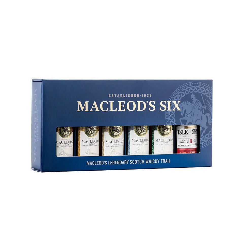 MacLeod's Legendary Scotch Whisky Trail Miniature Collection 6 x 50mL MacLeod's Legendary Scotch Whisky Trail Miniature Collection 6 x 50mL