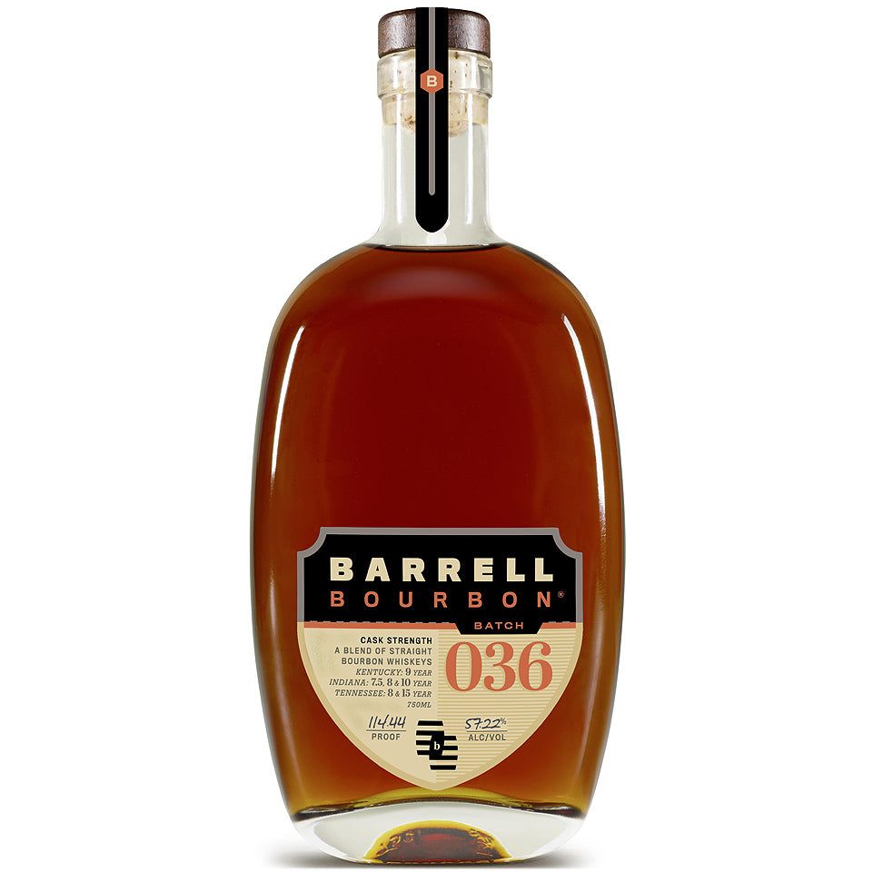 Barrell Batch 036 Cask Strength Blended Straight Bourbon Whiskey 750mL Barrell Batch 036 Cask Strength Blended Straight Bourbon Whiskey 750mL