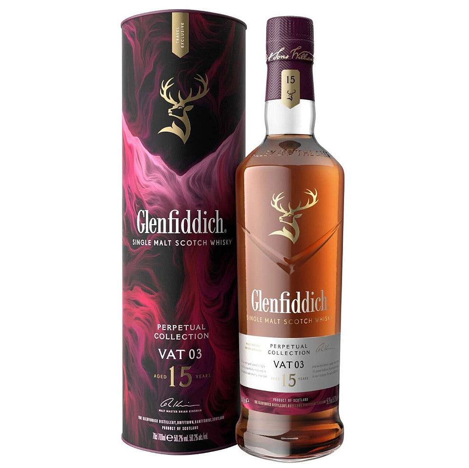 Glenfiddich 15 Year Old Perpetual Collection VAT 03 Single Malt Scotch Whisky 700mL Glenfiddich 15 Year Old Perpetual Collection VAT 03 Single Malt Scotch Whisky 700mL