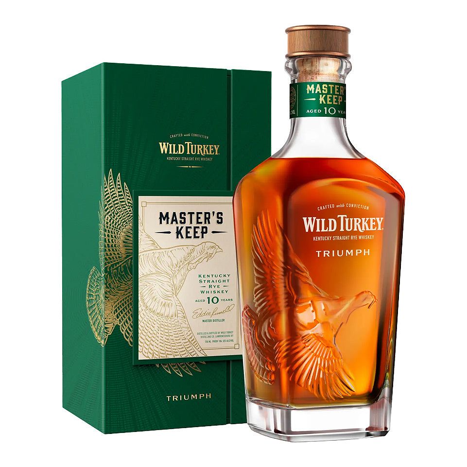 Wild Turkey Master's Keep 10 Year Old Triumph Kentucky Straight Rye Whiskey 750mL Wild Turkey Master's Keep 10 Year Old Triumph Kentucky Straight Rye Whiskey 750mL