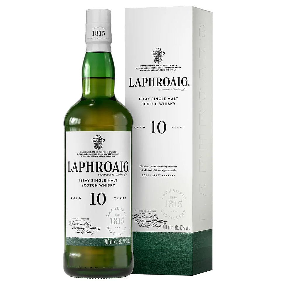 Laphroaig 10 Year Old Single Malt Scotch Whisky 700mL Laphroaig 10 Year Old Single Malt Scotch Whisky 700mL