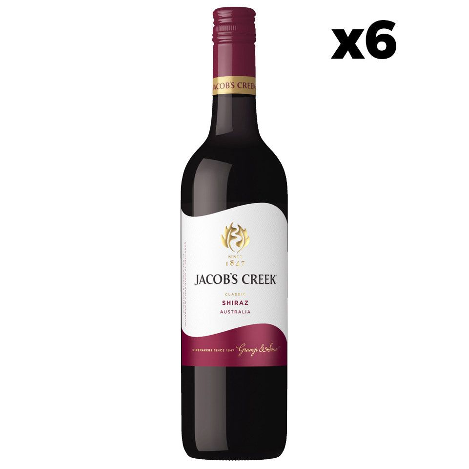 Jacob's Creek Classic Shiraz Red Wine Case 6 x 750mL Jacob's Creek Classic Shiraz Red Wine Case 6 x 750mL