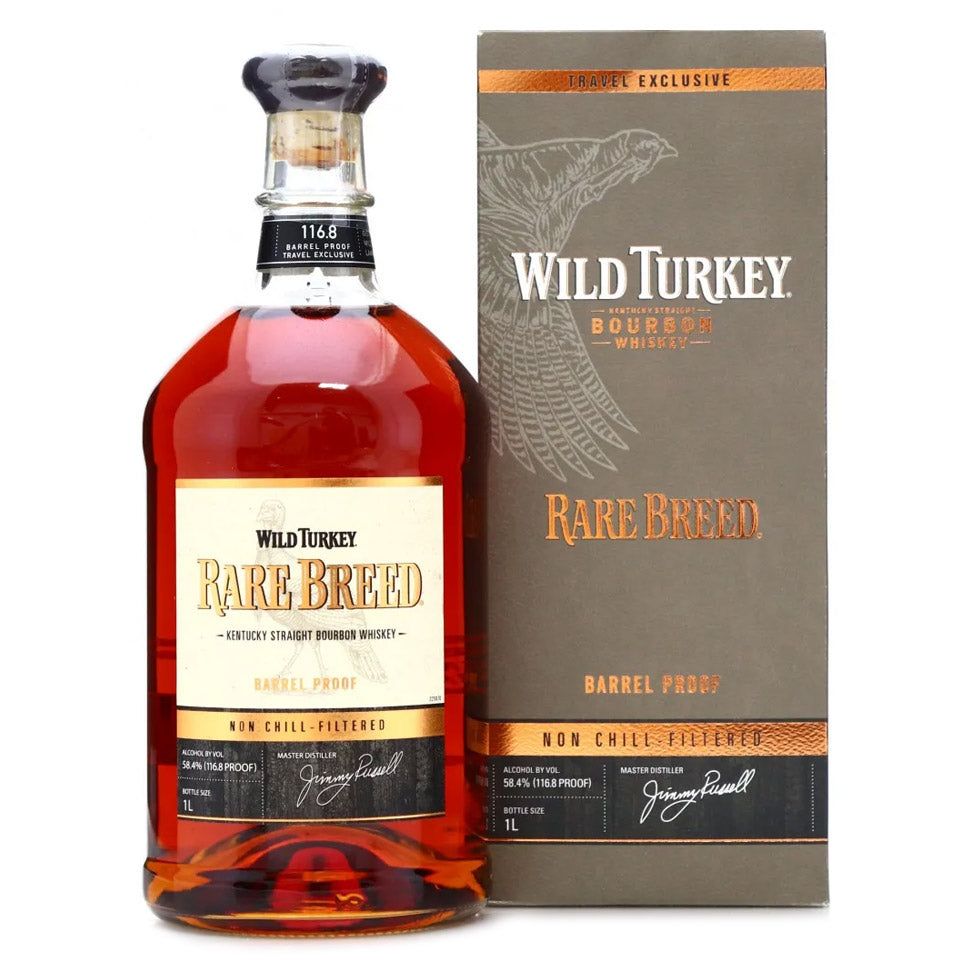 Wild Turkey Rare Breed Barrel Proof Non-Chill Filtered Kentucky Straight Bourbon Whiskey 1L Wild Turkey Rare Breed Barrel Proof Non-Chill Filtered Kentucky Straight Bourbon Whiskey 1L