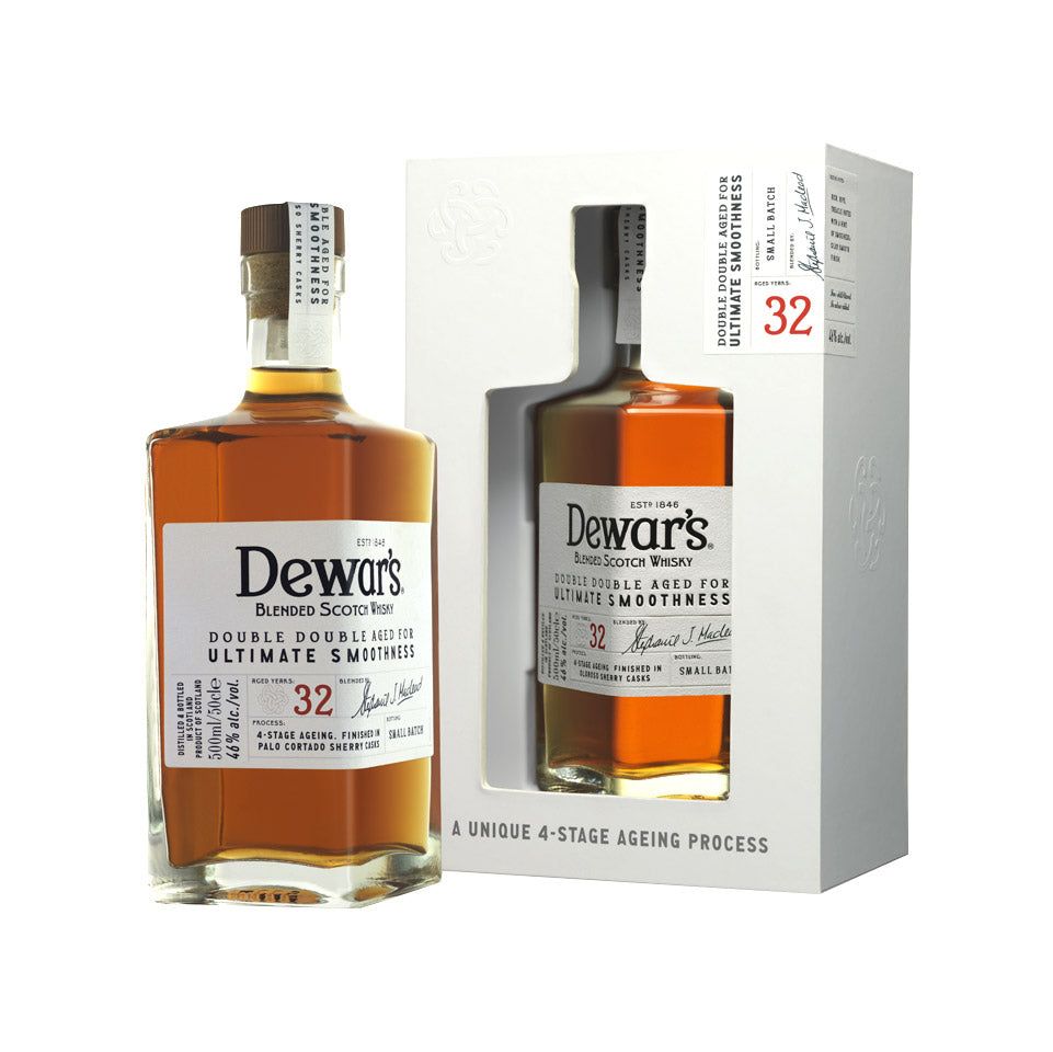 Dewar's 32 Year Old Double Double Blended Scotch Whisky 500mL Dewar's 32 Year Old Double Double Blended Scotch Whisky 500mL