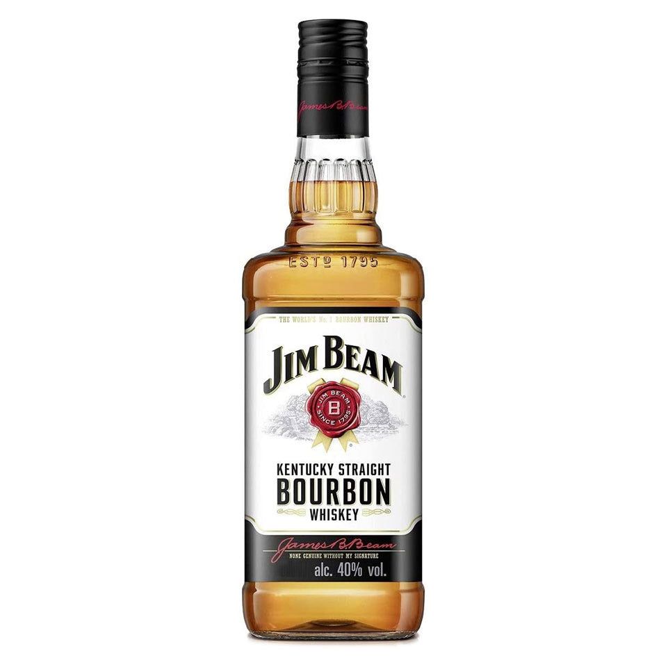 Jim Beam White Label 40% Kentucky Straight Bourbon Whiskey 1L Jim Beam White Label 40% Kentucky Straight Bourbon Whiskey 1L