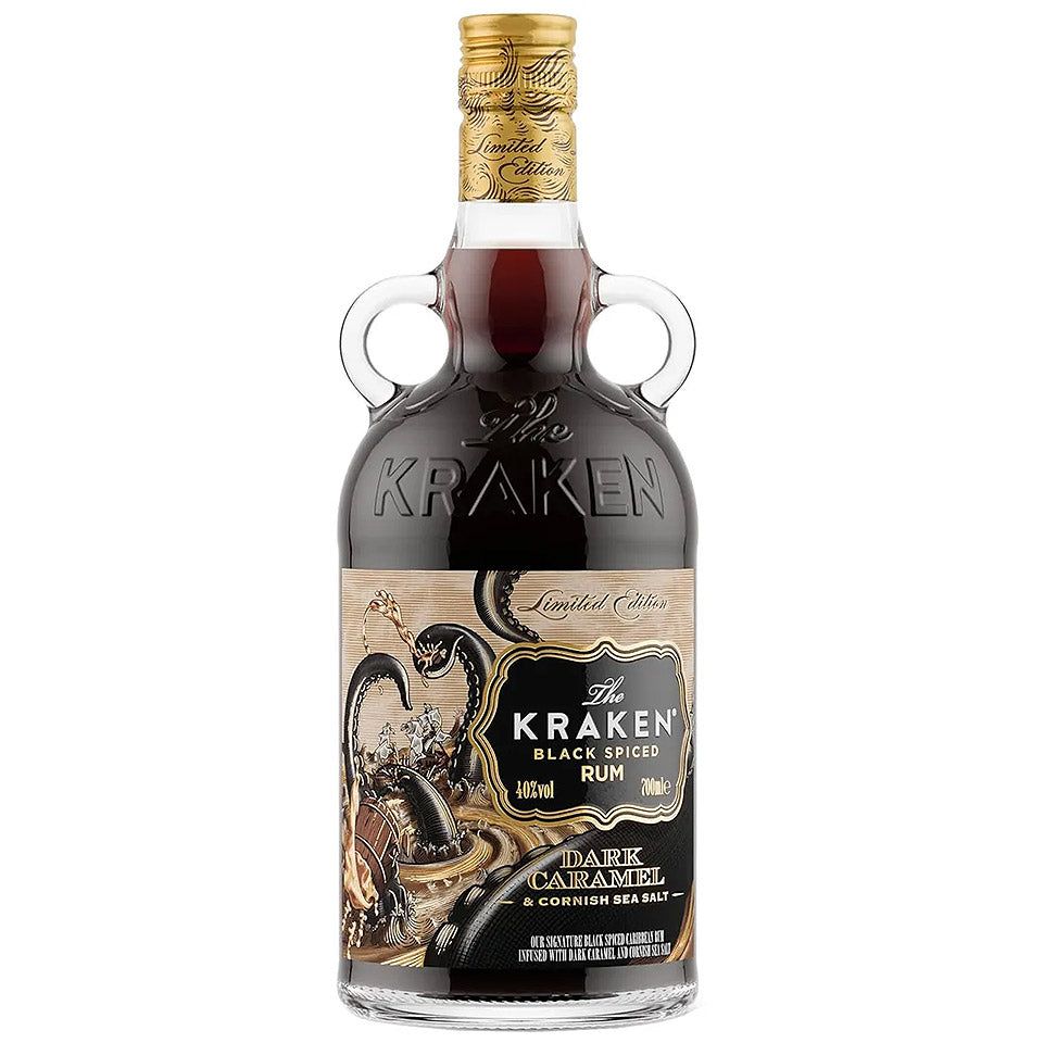 Kraken Dark Caramel & Cornish Sea Salt Limited Edition Black Spiced Rum 700mL Kraken Dark Caramel & Cornish Sea Salt Limited Edition Black Spiced Rum 700mL