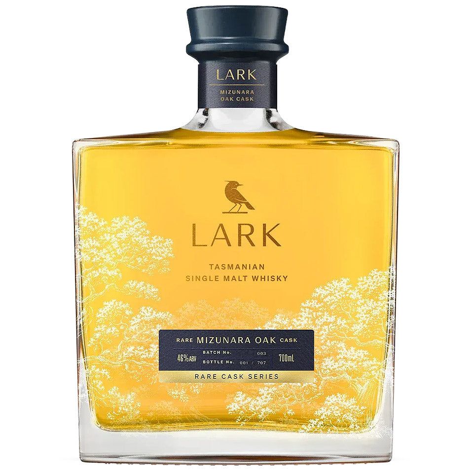 Lark Rare Cask Mizunara Oak Cask 2025 Release Batch 003 Single Malt Australian Whisky 700mL Lark Rare Cask Mizunara Oak Cask 2025 Release Batch 003 Single Malt Australian Whisky 700mL