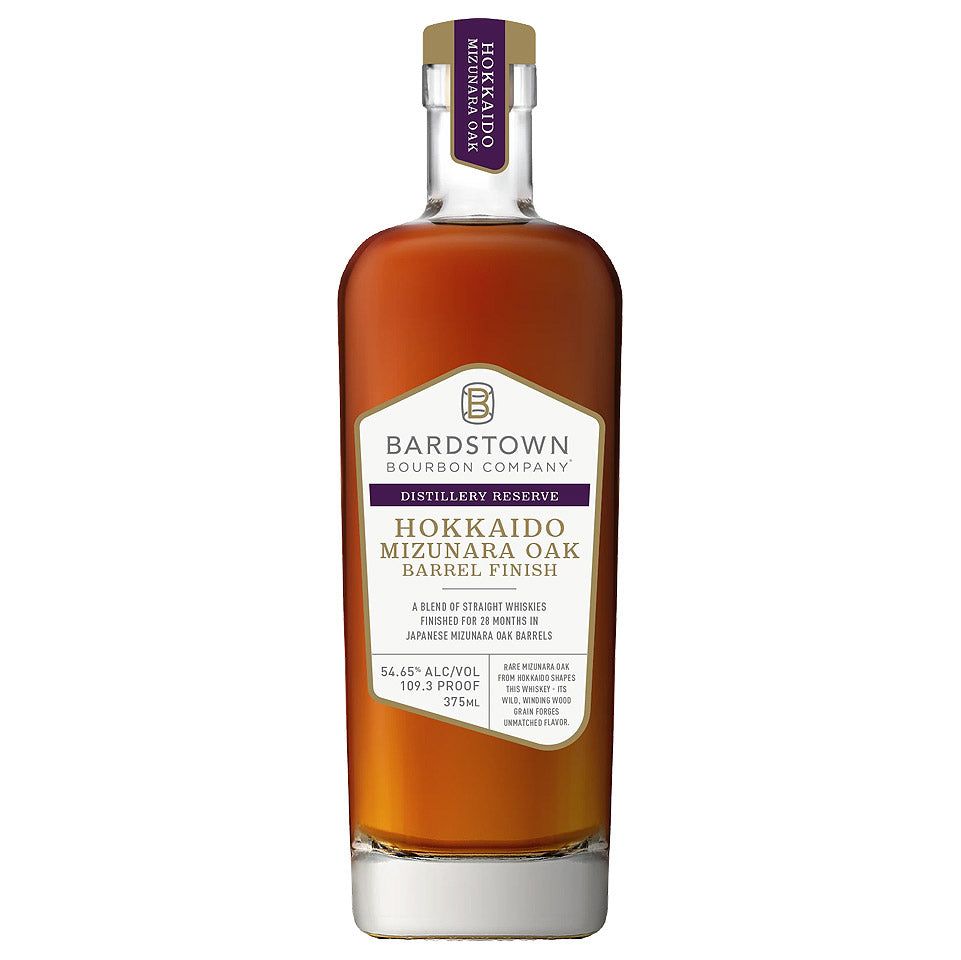 Bardstown Bourbon Company Distillery Reserve Hokkaido Mizunara Oak Barrel Finish Blended Straight Cask Strength Whiskey 375mL Bardstown Bourbon Company Distillery Reserve Hokkaido Mizunara Oak Barrel Finish Blended Straight Cask Strength Whiskey 375mL