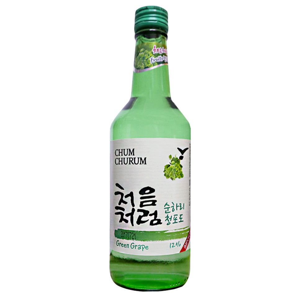 Chum Churum Grape Flavoured Soju 360mL Chum Churum Grape Flavoured Soju 360mL