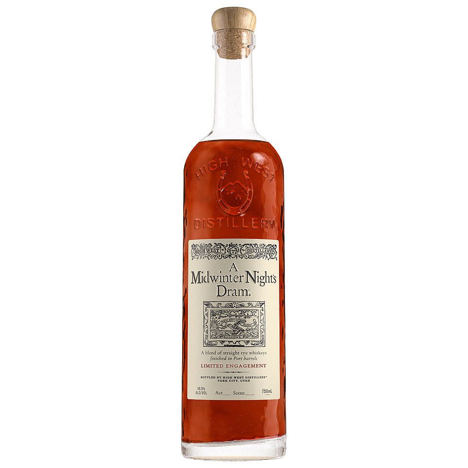 High West A Midwinter Nights Dram Act 12 Scene 01 Blended Rye Whiskey 750mL High West A Midwinter Nights Dram Act 12 Scene 01 Blended Rye Whiskey 750mL